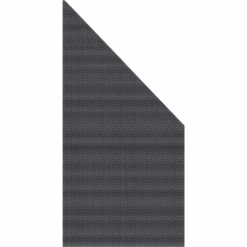 Zaunelement 'Weave' Anthrazit 88 X 178 Auf 88 Cm