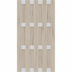 Zaunelement 'Jumbo WPC' Sand 95 X 179 Cm