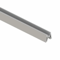 Dekorprofil-Adapter 'System' Silber 180 X 2 X 2 Cm