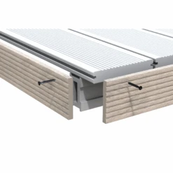 WPC-Abschlussleiste 'DreamDeck BiColor' Sand 2000 X 80 X 10 Mm