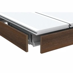 WPC-Abschlussleiste 'DreamDeck Platinum' Braun 2000 X 60 X 10 Mm