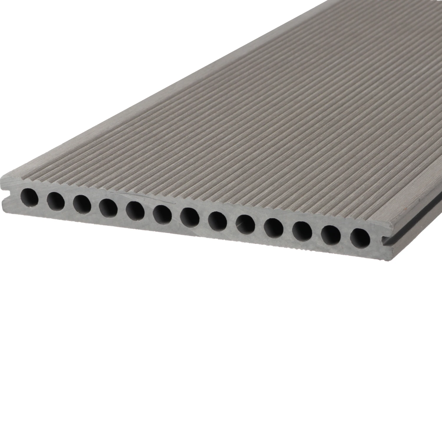 Terrassendiele 'DreamDeck Plus XL' WPC Grau 3000 X 240 X 23 Mm 2 Terrassendiele 'DreamDeck Plus XL' WPC Grau 3000 X 240 X 23 Mm – Bild 2