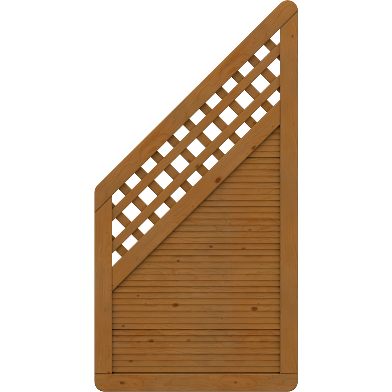 Zaunelement 'Arzago' Mit Gitter Braun 90 X 179 Auf 90 Cm 2 Zaunelement 'Arzago' Mit Gitter Braun 90 X 179 Auf 90 Cm – Bild 2