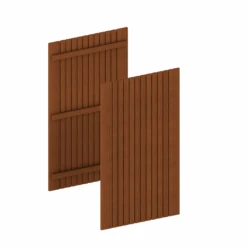 Erweiterungsverkleidung Für Mülltonnenbox 'Binto' Braun 120 X 66 Cm