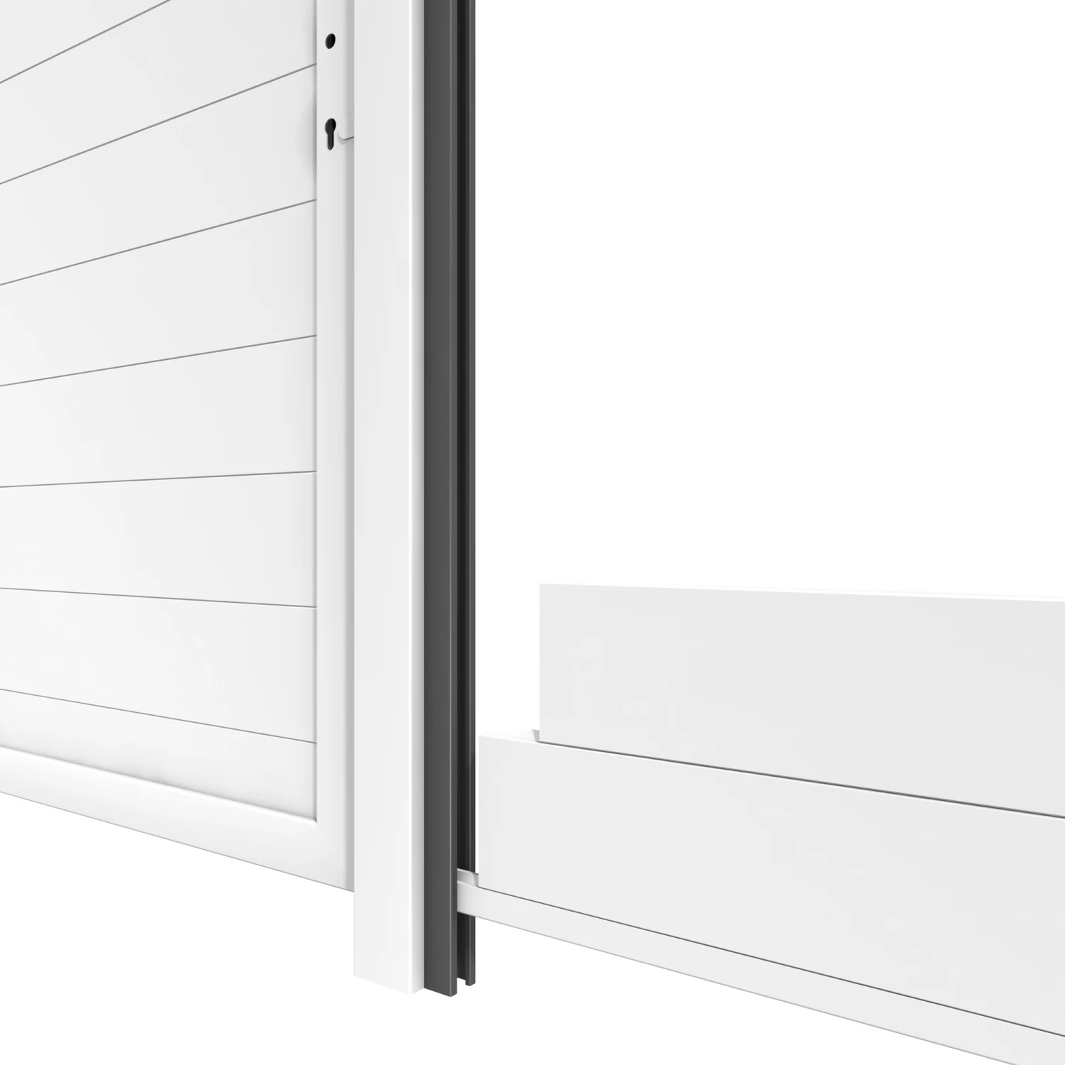 U-Montageprofil 'System' Anthrazit 3 X 4 X 105 Cm 1 U-Montageprofil 'System' Anthrazit 3 X 4 X 105 Cm