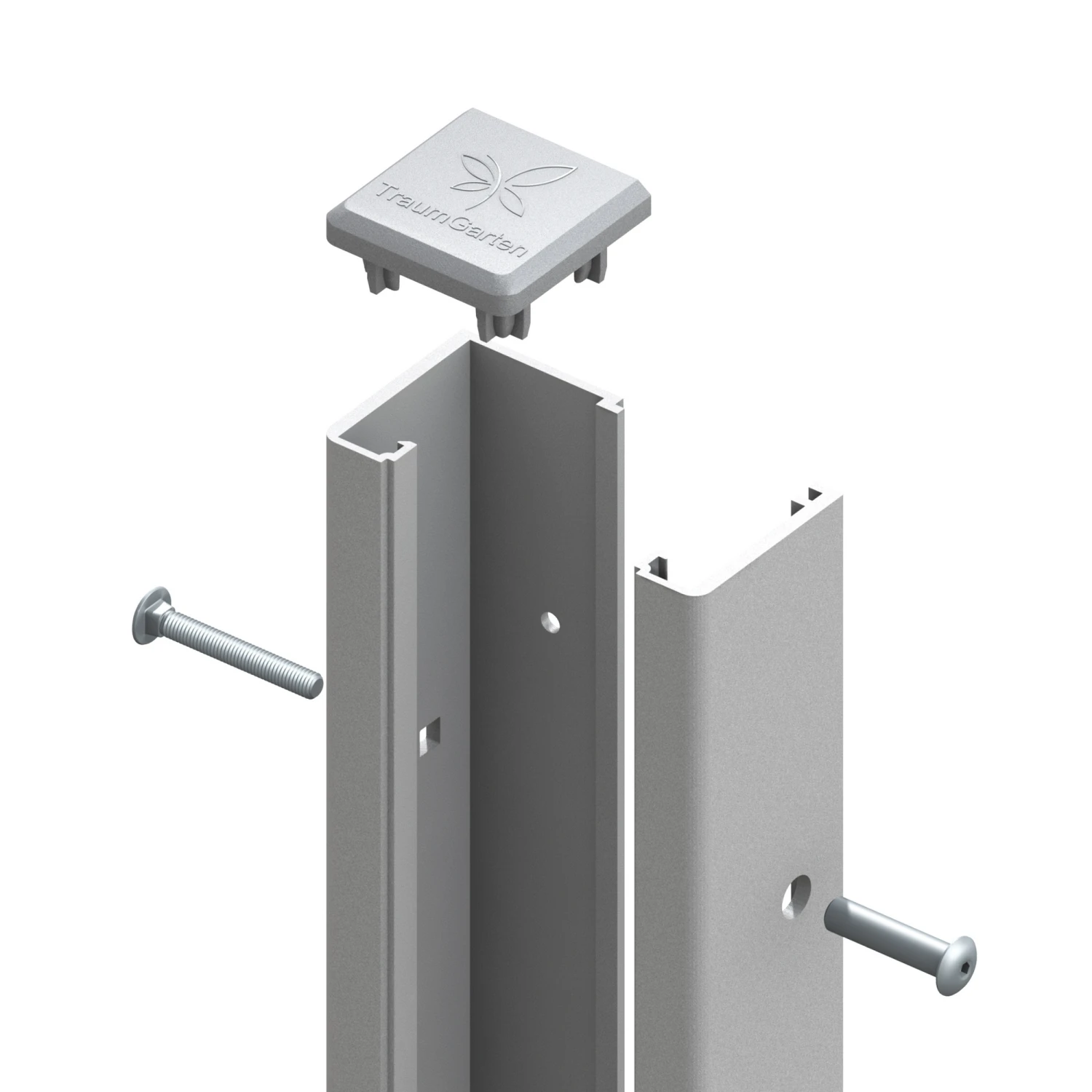 U-Klemmprofil 'System' Silber 105 X 4 X 4 Cm 2 U-Klemmprofil 'System' Silber 105 X 4 X 4 Cm – Bild 2