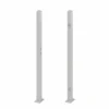 Torpfosten Für Einzeltor Silber 8 X 8 X 195 Cm 2er-Set