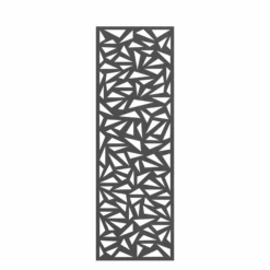 Designgitter 'System' Trigon Metall 60 X 180 Cm Anthrazit