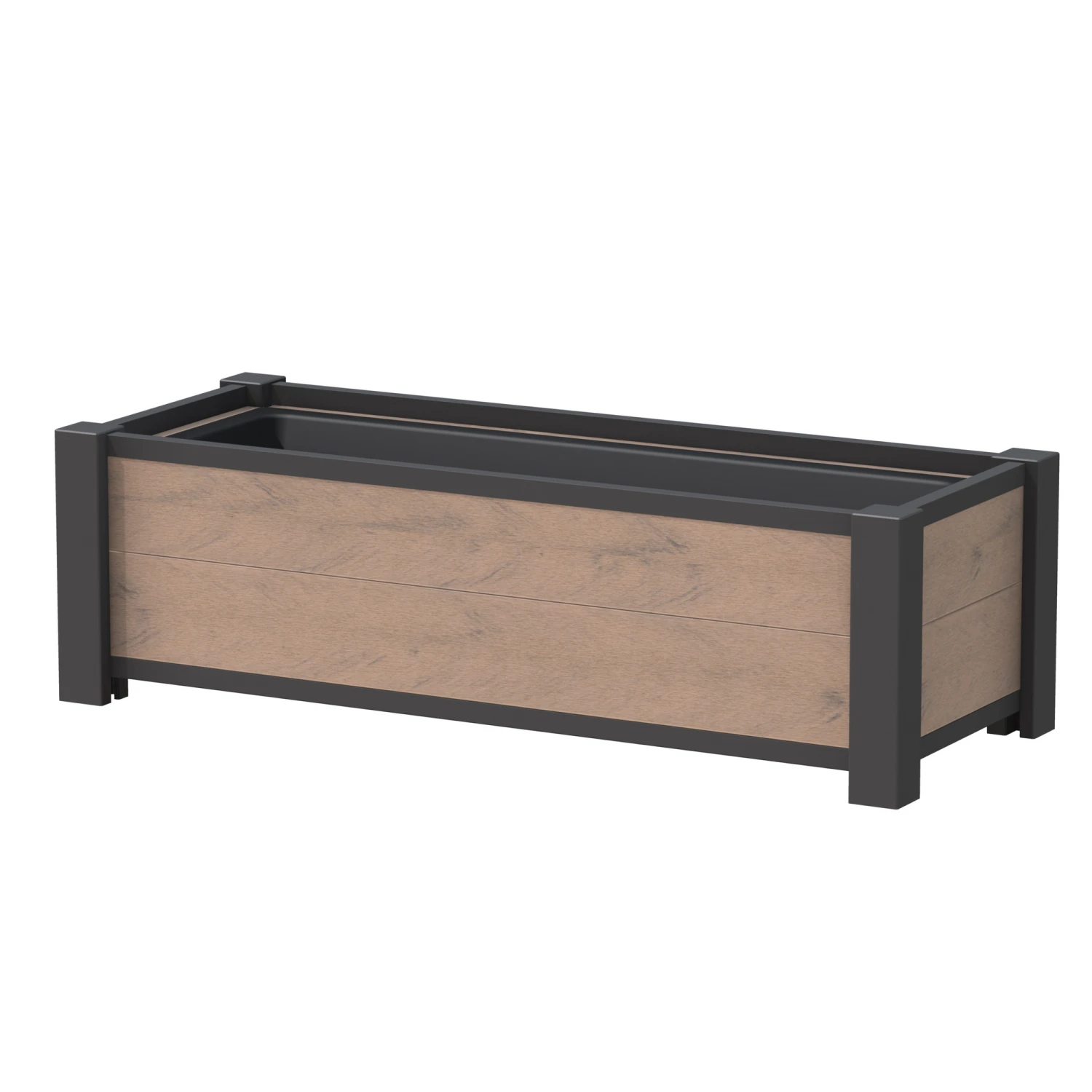 Pflanzkasten WPC Mandel 129 X 52 X 40 Cm 1 Pflanzkasten WPC Mandel 129 X 52 X 40 Cm