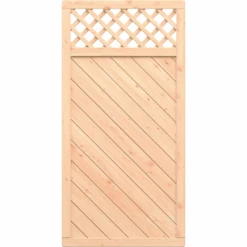 Zaunelement 'Altai Maro' Mit Gitter Beige 90 X 179 Cm