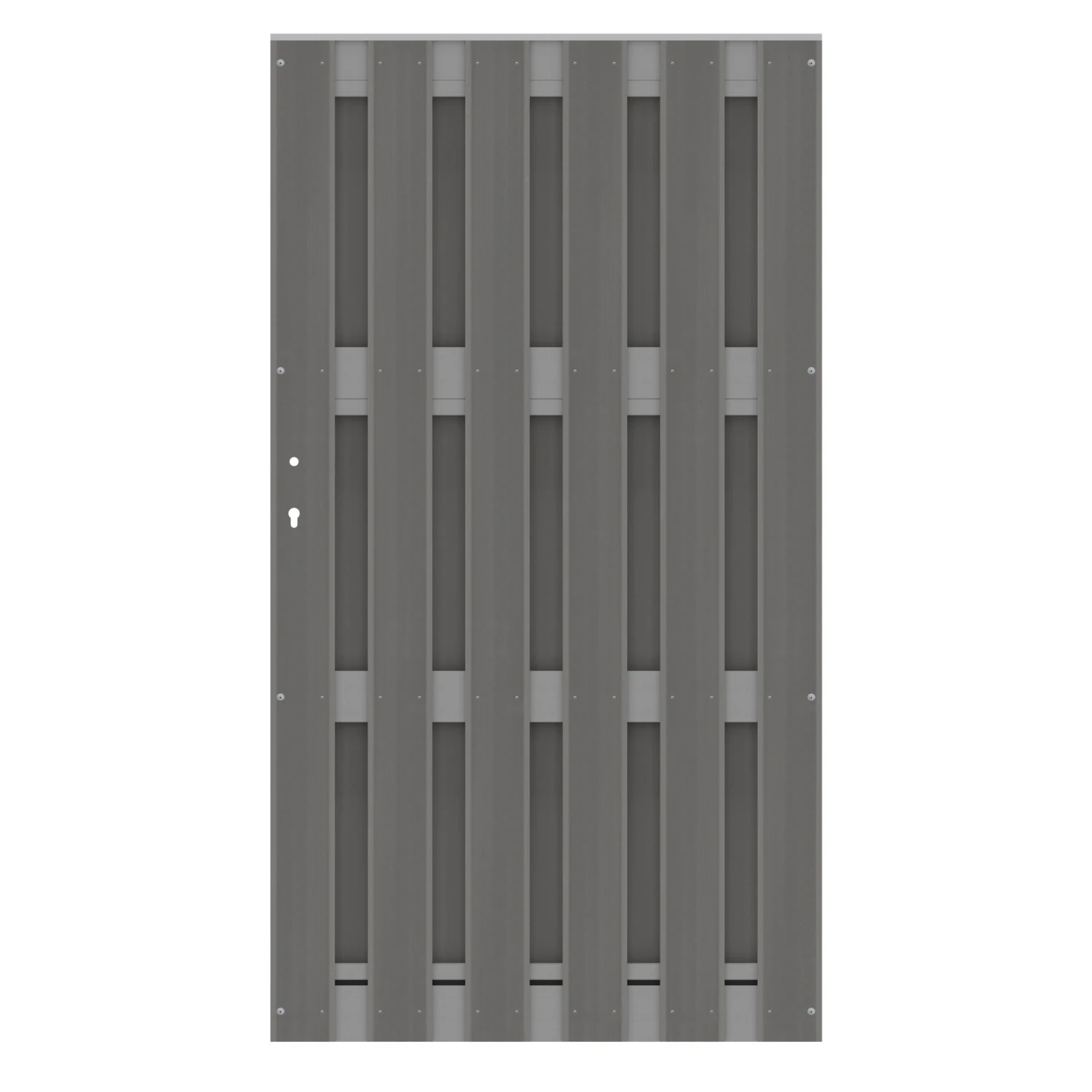 Einzeltor 'Jumbo WPC' Anthrazit 98 X 179 Cm 1 Einzeltor 'Jumbo WPC' Anthrazit 98 X 179 Cm