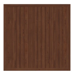 Zaunelement 'Longlife Riva' Nussbaum 180 X 180 Cm