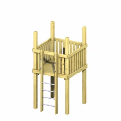 Grundturm-Komplettset 'Winnetoo Pro' Nadelholz 148 X 148 X 294 Cm