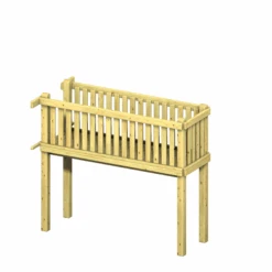 Brücken-Komplettset 'Winnetoo Pro' Nadelholz 262 X 92 X 232 Cm