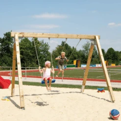 Schaukel-Set 'Winnetoo Pro' Nadelholz 358 X 230 X 249 Cm, Freistehend 8 Schaukel-Set 'Winnetoo Pro' Nadelholz 358 X 230 X 249 Cm, Freistehend -GartenWelt Günstiges Geschäft 4321330 03