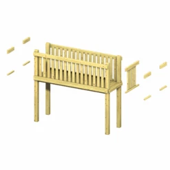 Brücke 'Winnetoo Pro' Nadelholz 262 X 92 X 232 Cm, Ohne Zubehör