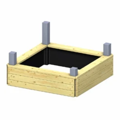 Sandkasten 'Winnetoo Pro' Nadelholz 148 X 148 X 40 Cm, Ohne Zubehör -GartenWelt Günstiges Geschäft 4321344 03