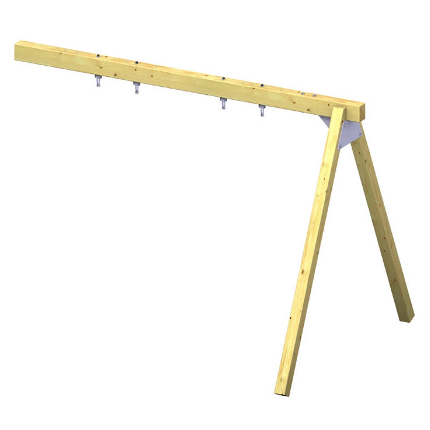 Schaukelständer 'Winnetoo Pro' Nadelholz 270 X 11 X 11 Cm, 2 Pfosten 2 Schaukelständer 'Winnetoo Pro' Nadelholz 270 X 11 X 11 Cm, 2 Pfosten – Bild 2