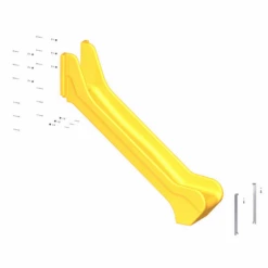 Kunststoffrutsche 'Winnetoo Pro' Blau 233 X 75 X 149 Cm, Ohne Zubehör