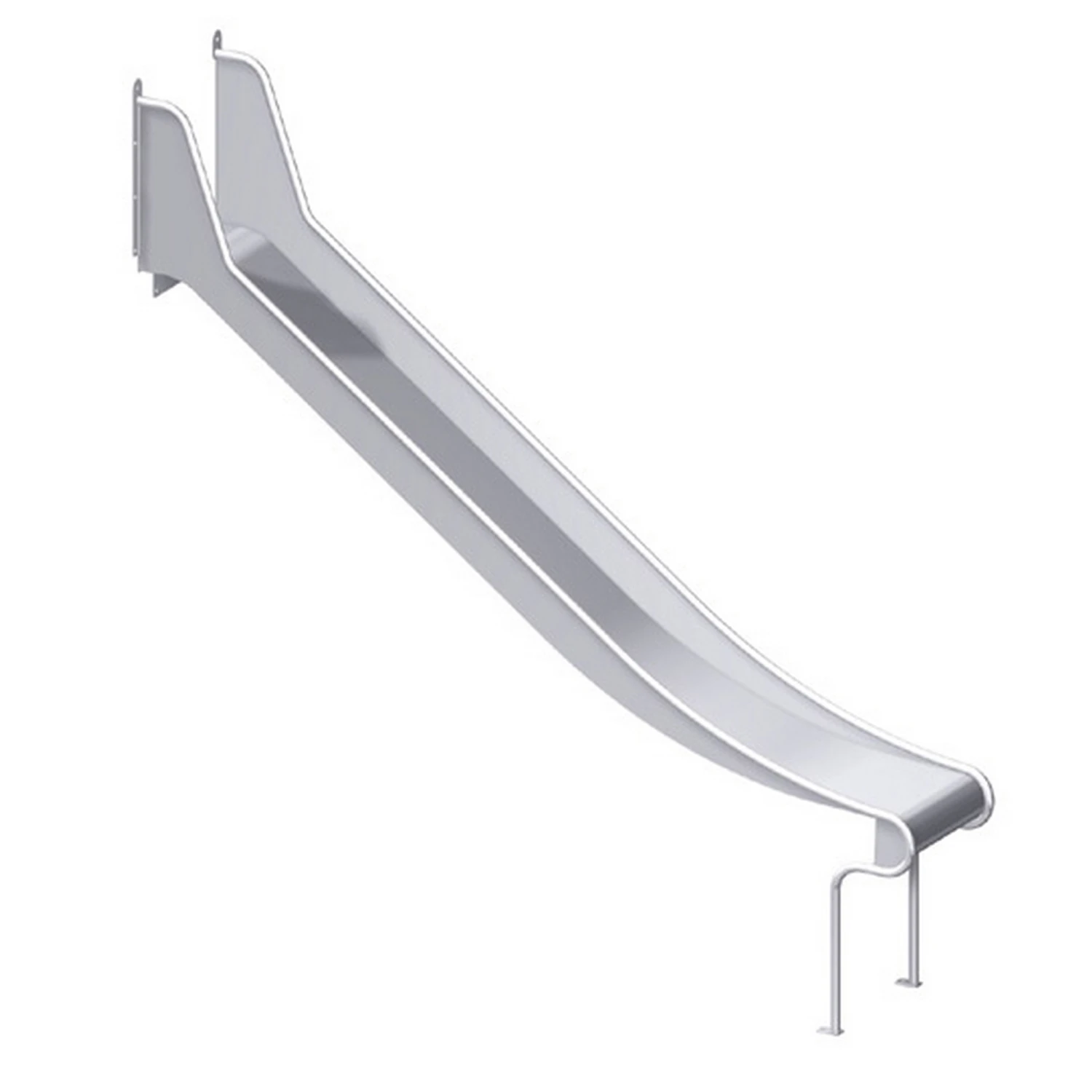 Edelstahlrutsche 'Winnetoo Pro' 247 X 52 X 149 Cm, Passend Für Grundturm 1 Edelstahlrutsche 'Winnetoo Pro' 247 X 52 X 149 Cm, Passend Für Grundturm