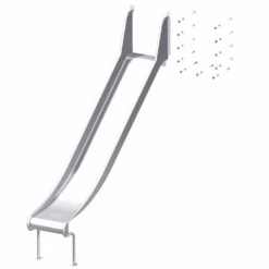 Edelstahlrutsche 'Winnetoo Pro' 247 X 52 X 149 Cm, Passend Für Grundturm 9 Edelstahlrutsche 'Winnetoo Pro' 247 X 52 X 149 Cm, Passend Für Grundturm -GartenWelt Günstiges Geschäft 4321360 03