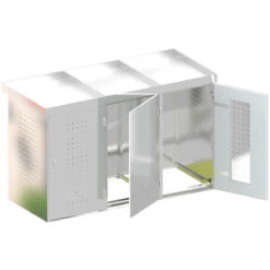 TraumGarten BINTO Edelstahlvariante 3, 3er-Box Mit Pflanzschale