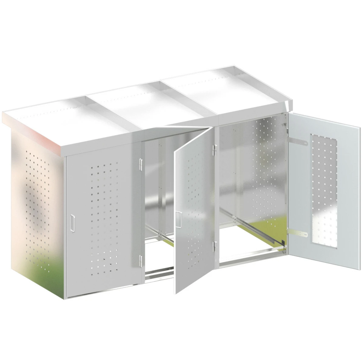 TraumGarten BINTO Edelstahlvariante 3, 3er-Box Mit Pflanzschale 1 TraumGarten BINTO Edelstahlvariante 3, 3er-Box Mit Pflanzschale