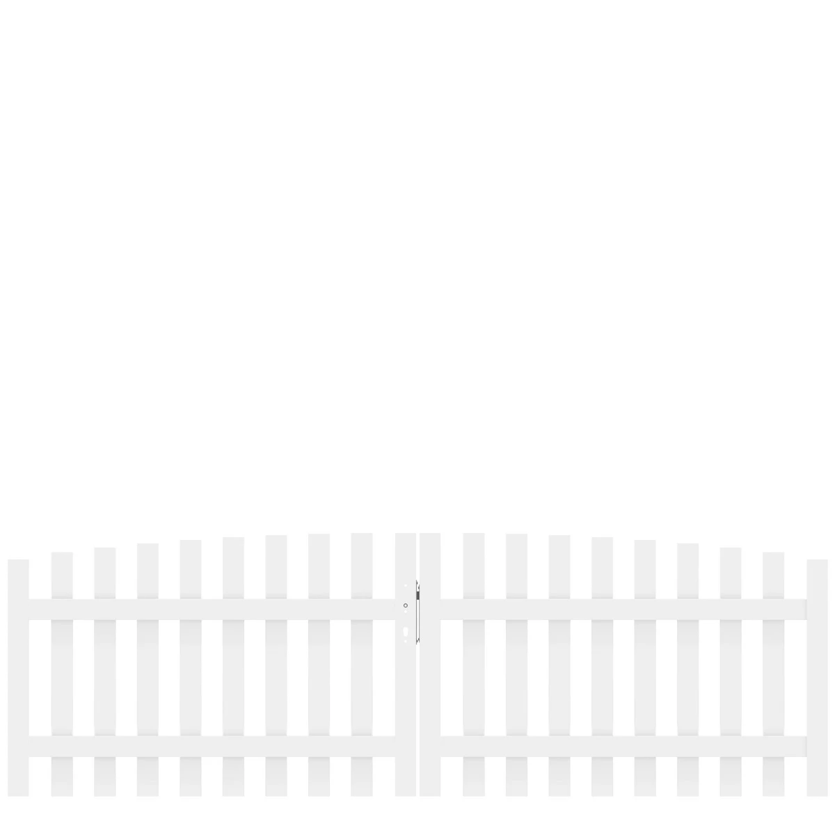 TraumGarten Doppeltor Kunststoff Weiß Rund LONGLIFE CARA XL 1 TraumGarten Doppeltor Kunststoff Weiß Rund LONGLIFE CARA XL