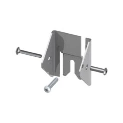 TraumGarten LL Elementhalter An Normalpfosten Edelstahl 3er-Set