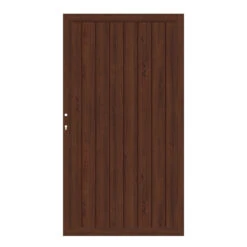 TraumGarten Tor Kunststoff Nussbaum LONGLIFE RIVA