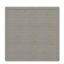 TraumGarten Sichtschutzzaun Holz Grau "ARZAGO" Rechteck