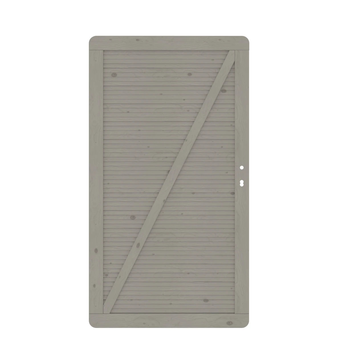 TraumGarten Tor Lasiert Holz Grau ARZAGO 2 TraumGarten Tor Lasiert Holz Grau ARZAGO – Bild 2