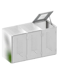 TraumGarten BINTO Edelstahlvariante 7, 3er-Box Mit Deckel