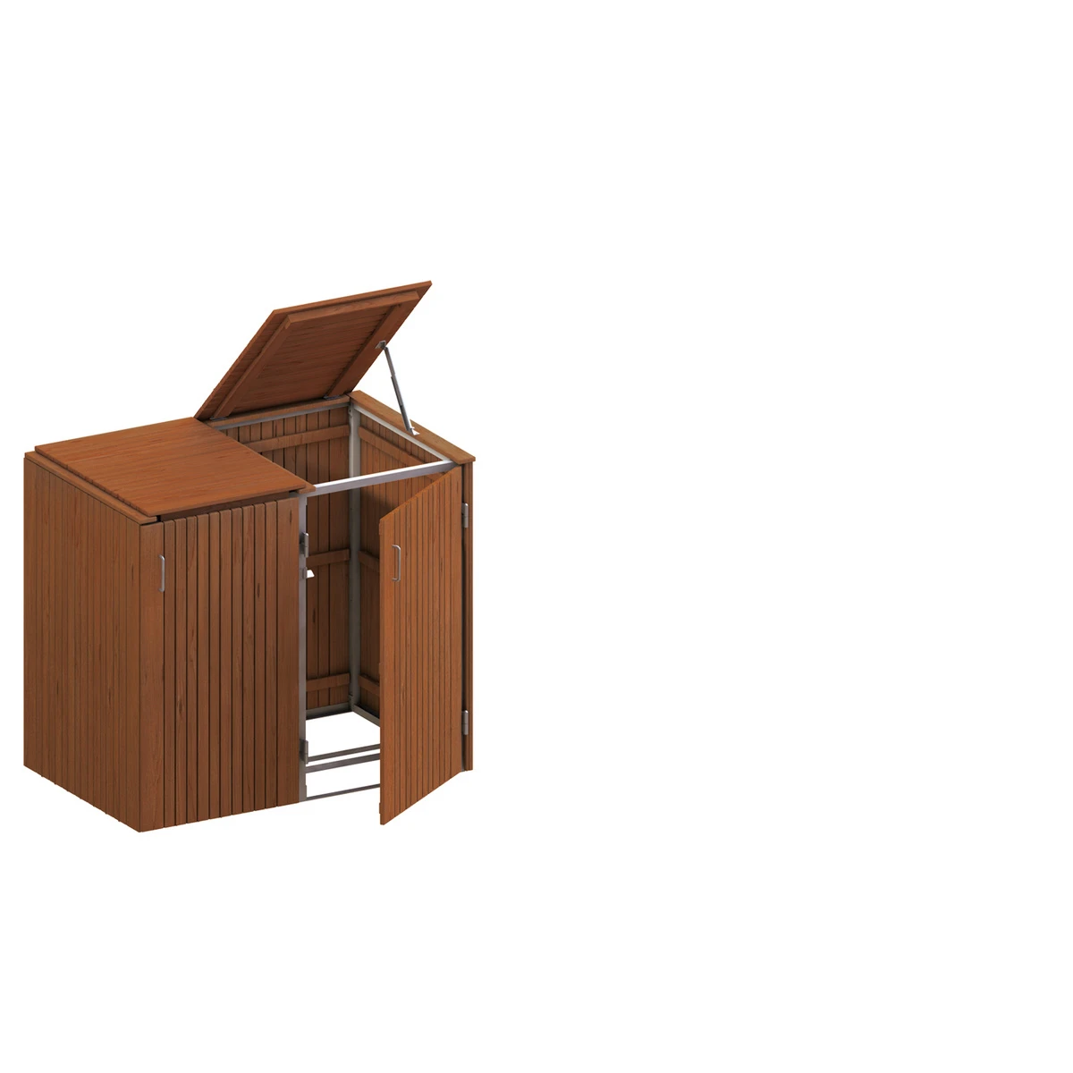 TraumGarten BINTO Hartholzvariante 3, 2er-Box Mit Deckel 1 TraumGarten BINTO Hartholzvariante 3, 2er-Box Mit Deckel