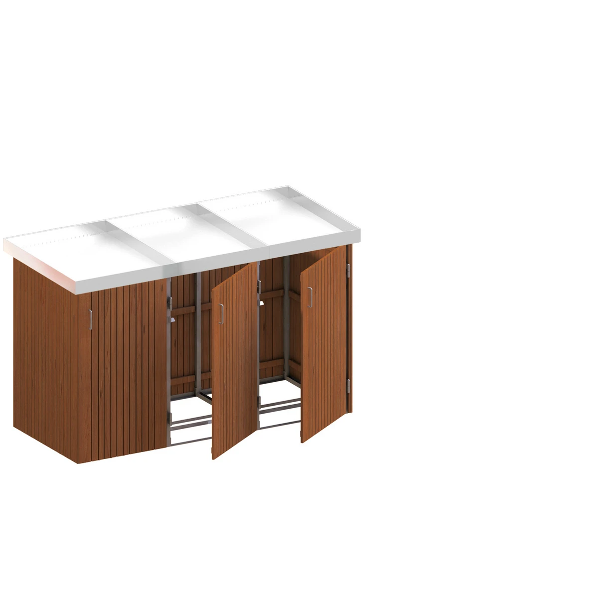 TraumGarten BINTO Hartholzvariante 6, 3er-Box Mit Pflanzschale 1 TraumGarten BINTO Hartholzvariante 6, 3er-Box Mit Pflanzschale