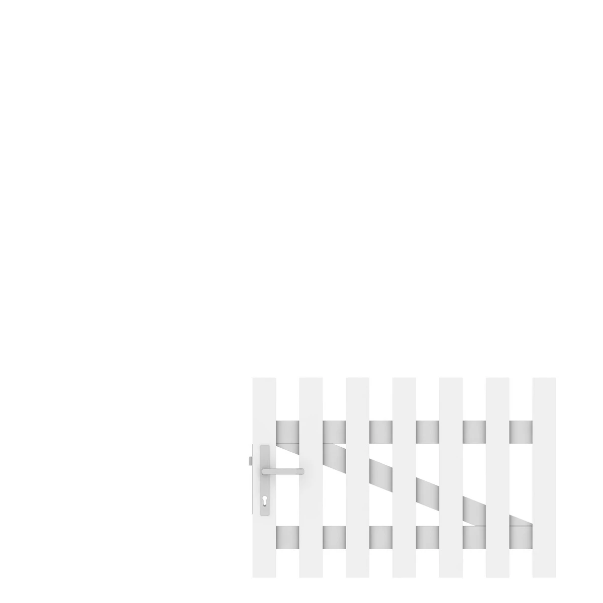 TraumGarten Tor Kunststoff Weiß Gerade Links LONGLIFE CARA 1 TraumGarten Tor Kunststoff Weiß Gerade Links LONGLIFE CARA