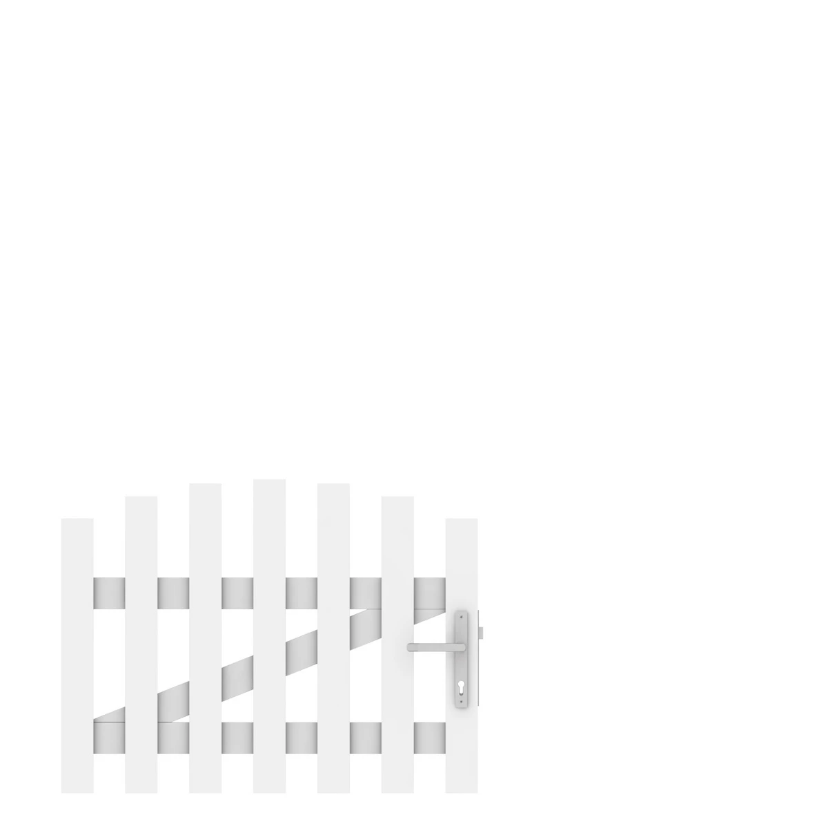 TraumGarten Tor Kunststoff Weiß Rund Rechts LONGLIFE CARA 1 TraumGarten Tor Kunststoff Weiß Rund Rechts LONGLIFE CARA