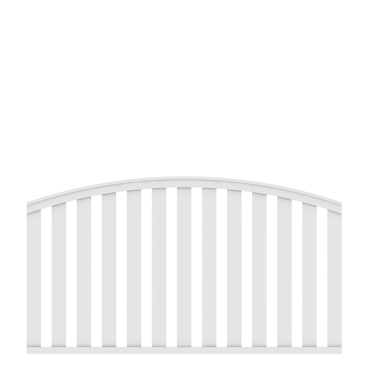 TraumGarten Vorgartenzaun Kunststoff Weiß Rund LONGLIFE CLEO 1 TraumGarten Vorgartenzaun Kunststoff Weiß Rund LONGLIFE CLEO