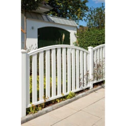 TraumGarten Vorgartenzaun Kunststoff Weiß Rund LONGLIFE CLEO 5 TraumGarten Vorgartenzaun Kunststoff Weiß Rund LONGLIFE CLEO -GartenWelt Günstiges Geschäft 76245 snam cleo weis s 13