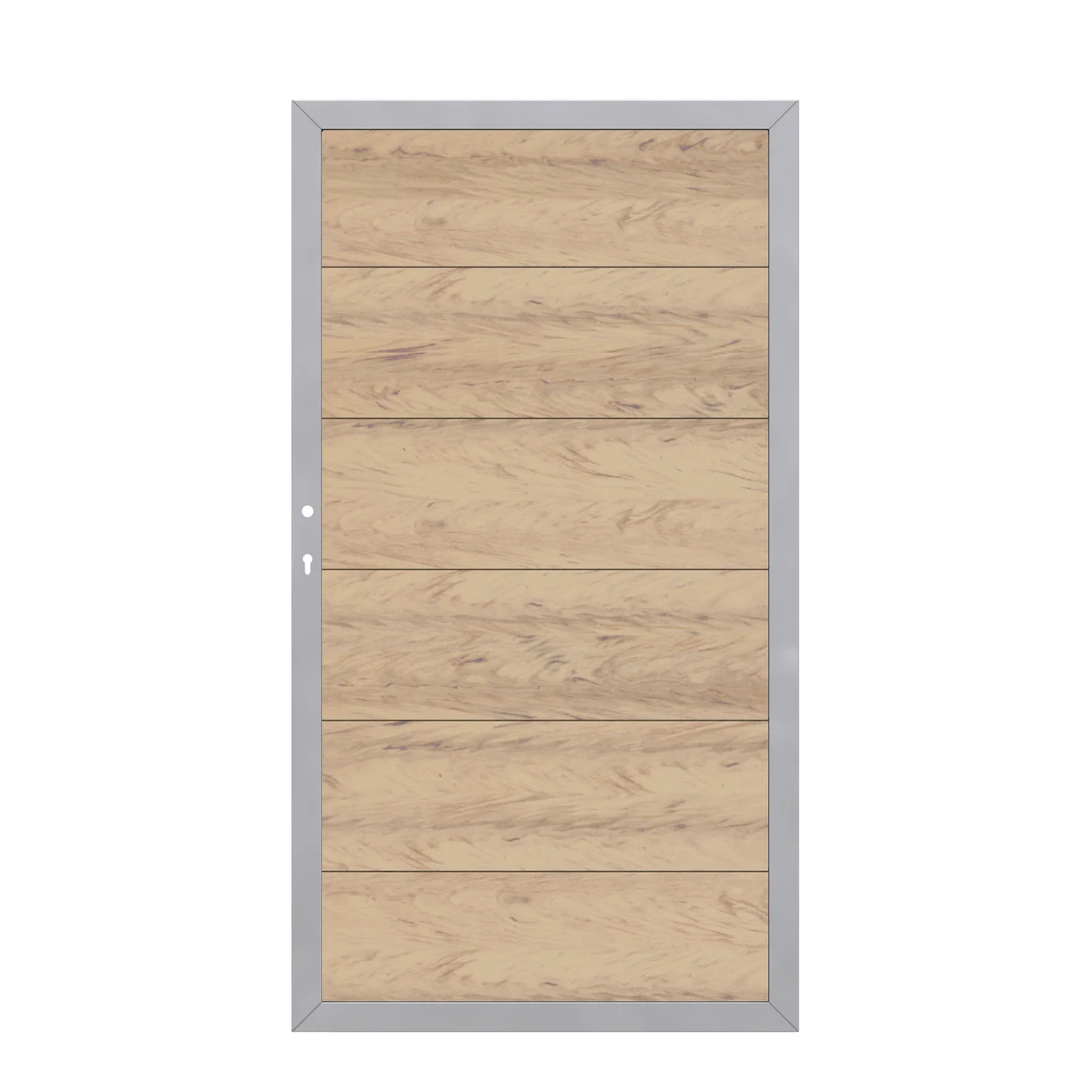 TraumGarten Tor WPC Silber/sand Links DESIGN WPC ALU 1 TraumGarten Tor WPC Silber/sand Links DESIGN WPC ALU