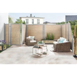 TraumGarten Tor WPC Silber/sand Links DESIGN WPC ALU 7 TraumGarten Tor WPC Silber/sand Links DESIGN WPC ALU -GartenWelt Günstiges Geschäft 76245 snam dwpc sand s 11