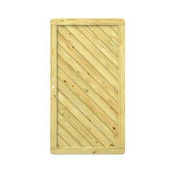 TraumGarten Tor KDI Holz Natur Gerade GADA