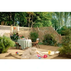 TraumGarten Sichtschutzzaun Nadelholz KDI Schrägelement "GADA" -GartenWelt Günstiges Geschäft 76245 snam gada s 13 1