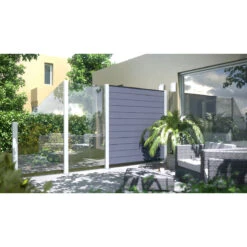 TraumGarten Sichtschutzzaun Glas Klar "SYSTEM GLAS" Rechteck -GartenWelt Günstiges Geschäft 76245 snam glas klar s 22