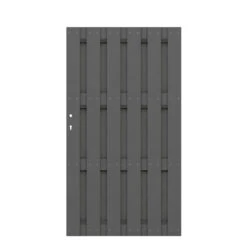 TraumGarten Tor WPC Anthrazit JUMBO