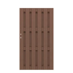 TraumGarten Tor WPC Braun JUMBO