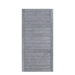 TraumGarten Sichtschutzzaun Holz Grau "NEO DESIGN"