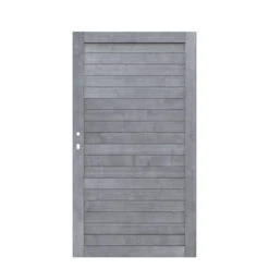 TraumGarten Tor Lasiert Holz Grau NEO DESIGN