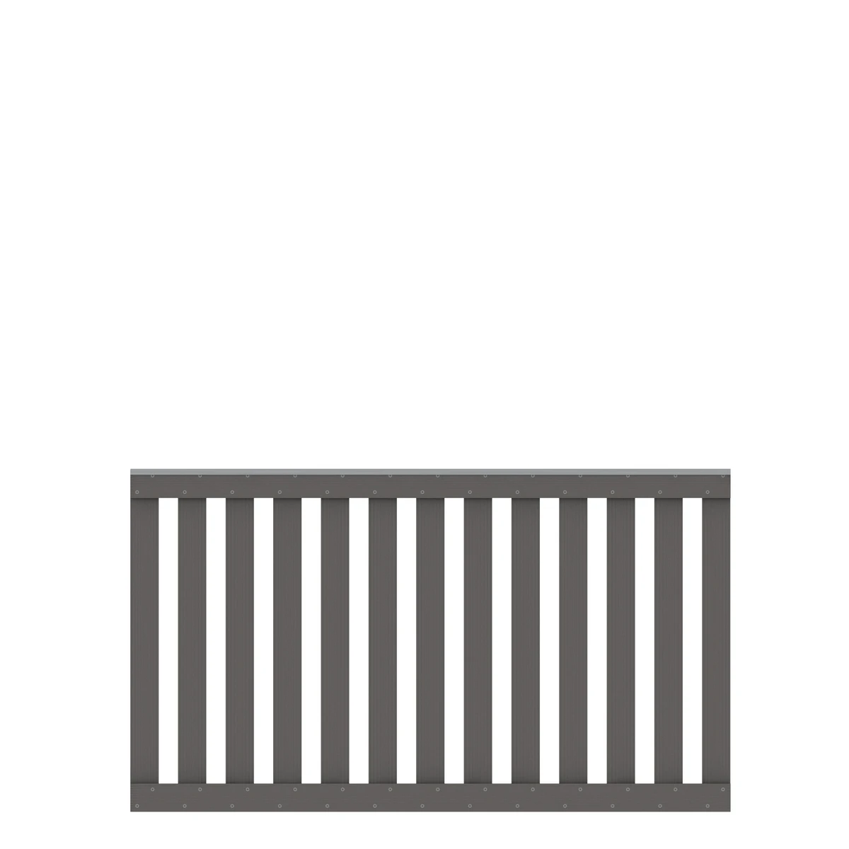 TraumGarten Vorgartenzaun WPC Anthrazit RAJA 1 TraumGarten Vorgartenzaun WPC Anthrazit RAJA