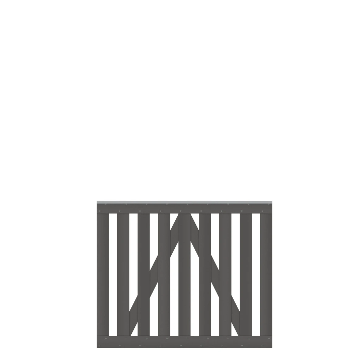 TraumGarten Tor WPC Anthrazit Raja 1 TraumGarten Tor WPC Anthrazit Raja